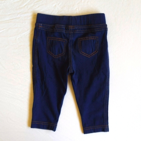joe fresh cotton stretch knit denim look leggings 6-12 months baby girl - Picture 6 of 6
